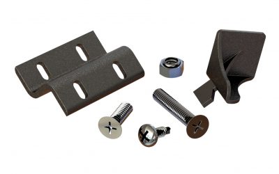Assortment of aluminum framing hardware