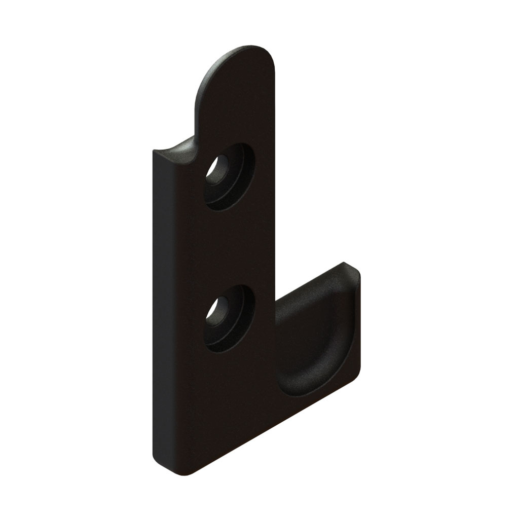 HBC 0 Straight aluminum tube frame clip 1