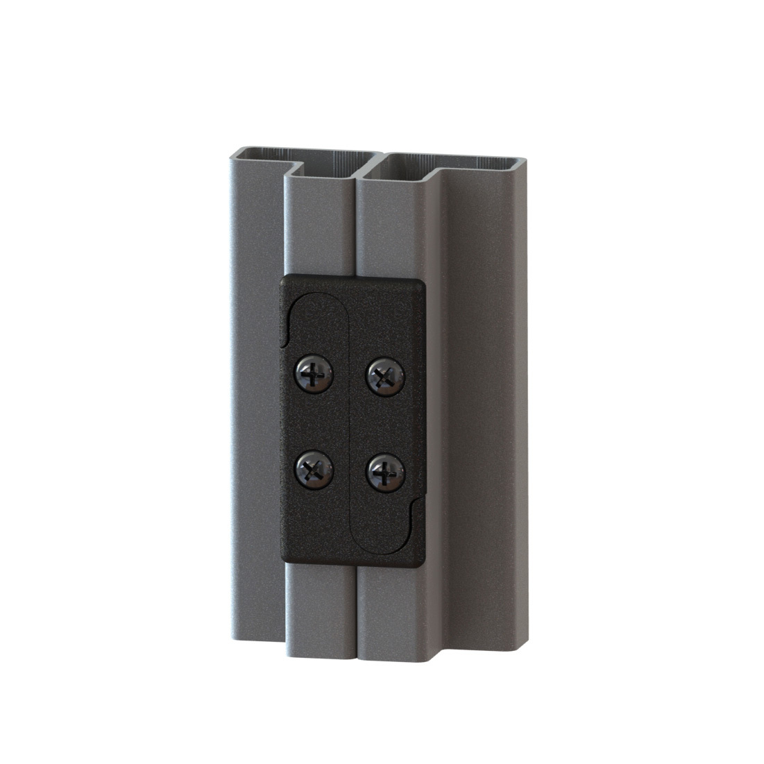 HBC 0 Straight aluminum tube frame clip assembly 1