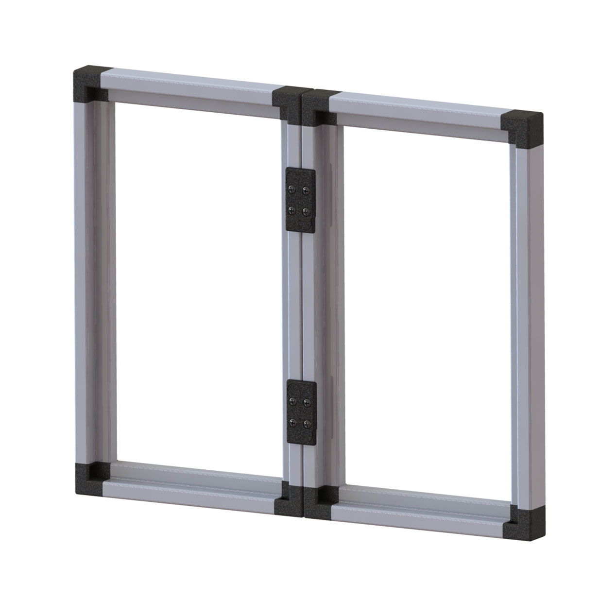 HBC 0 Straight aluminum tube frame clip assembly X 1014201