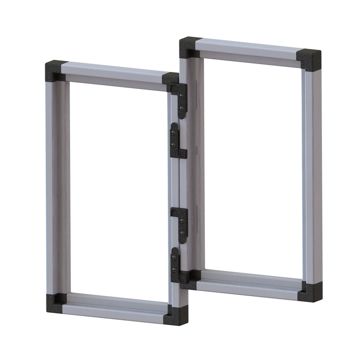 HBC 0 Straight aluminum tube frame clip assembly X 1014202