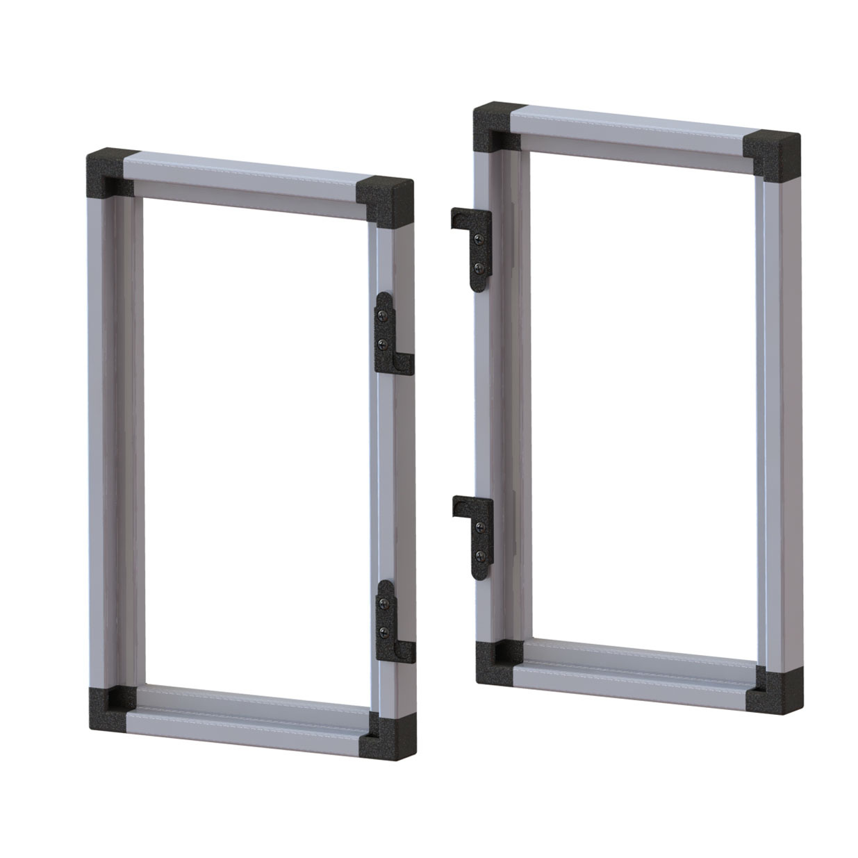 HBC 0 Straight aluminum tube frame clip assembly X 1014203