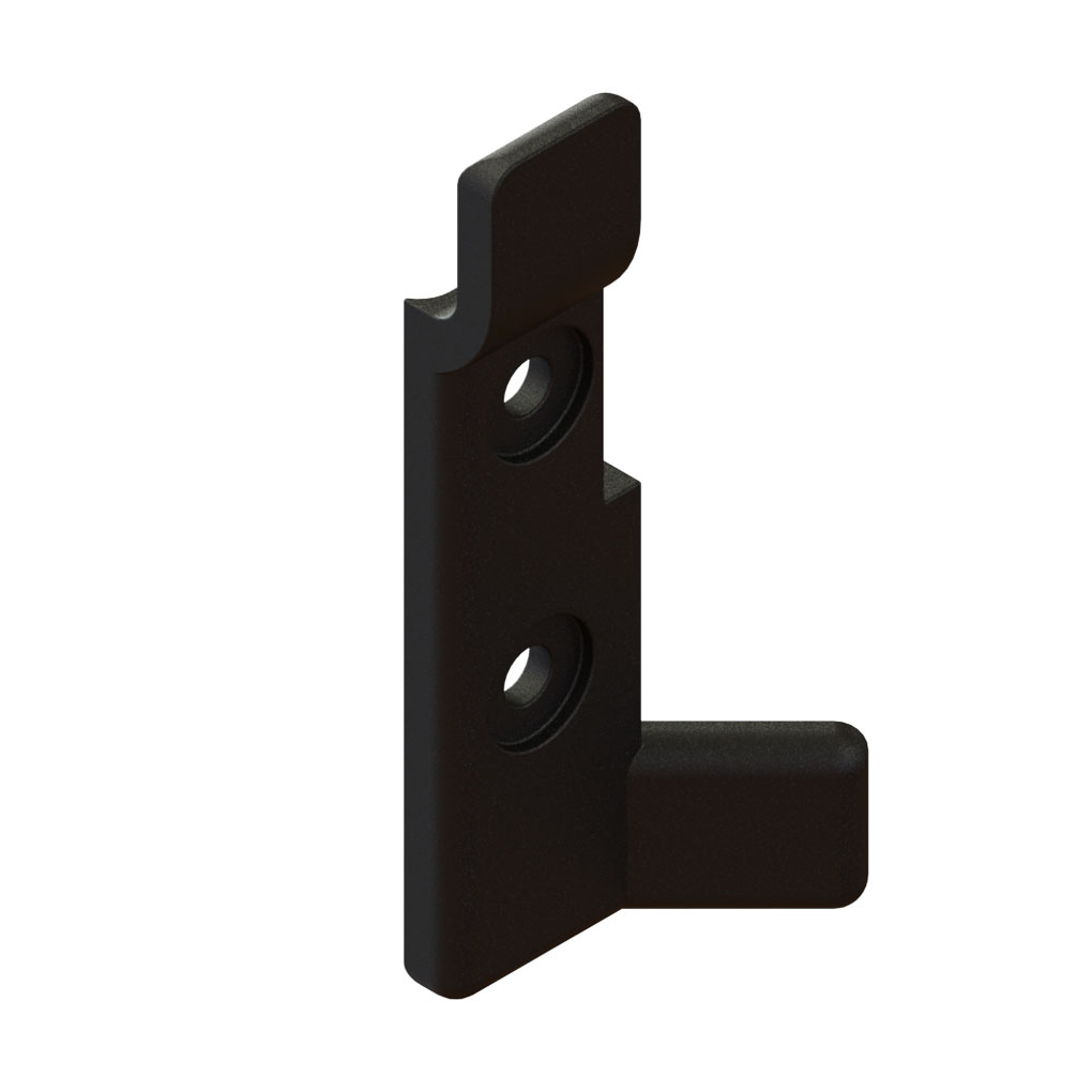 HBC 45 Angled 45 degree aluminum tube frame clip 1