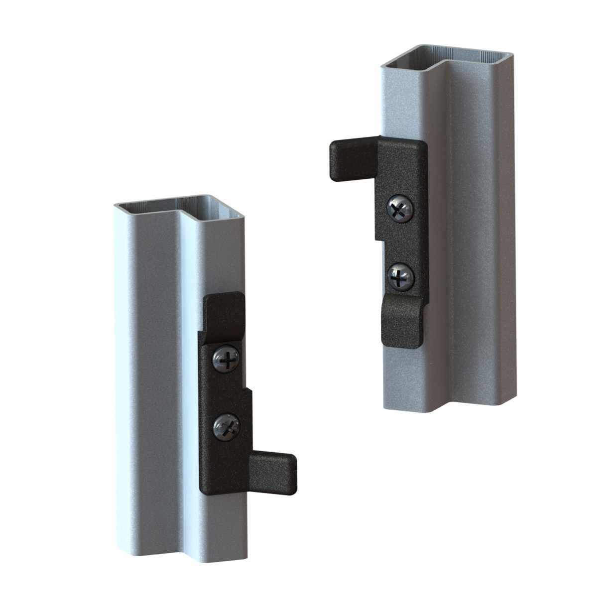 HBC 45 Angled 45 degree aluminum tube frame clip assembly 3