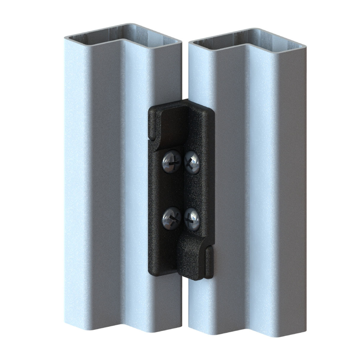 HBC 90 Angled 90 degree aluminum tube frame clip assembly 1