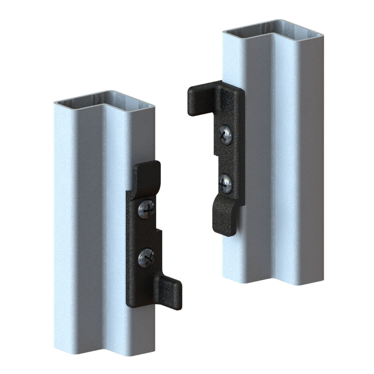 HBC 90 Angled 90 degree aluminum tube frame clip assembly 3