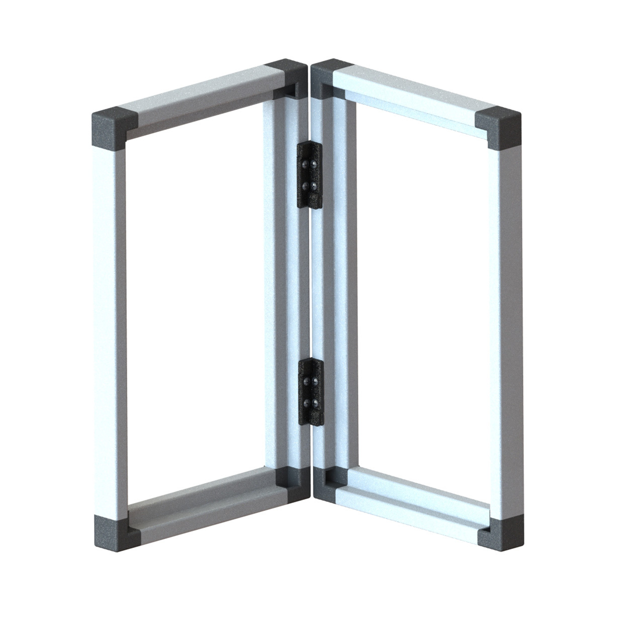 HBC 90 Angled 90 degree aluminum tube frame clip assembly 4