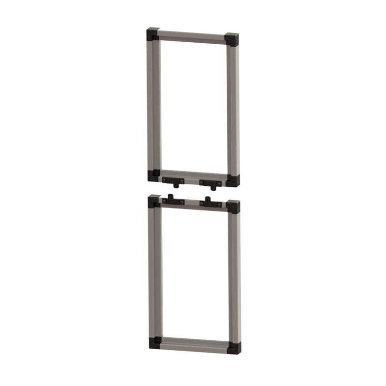 HBSC 1 vertical aluminum tube frame stack clip 5