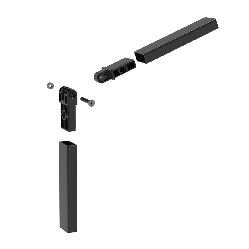 Hinge Arm Assembly R Tube Exploded View