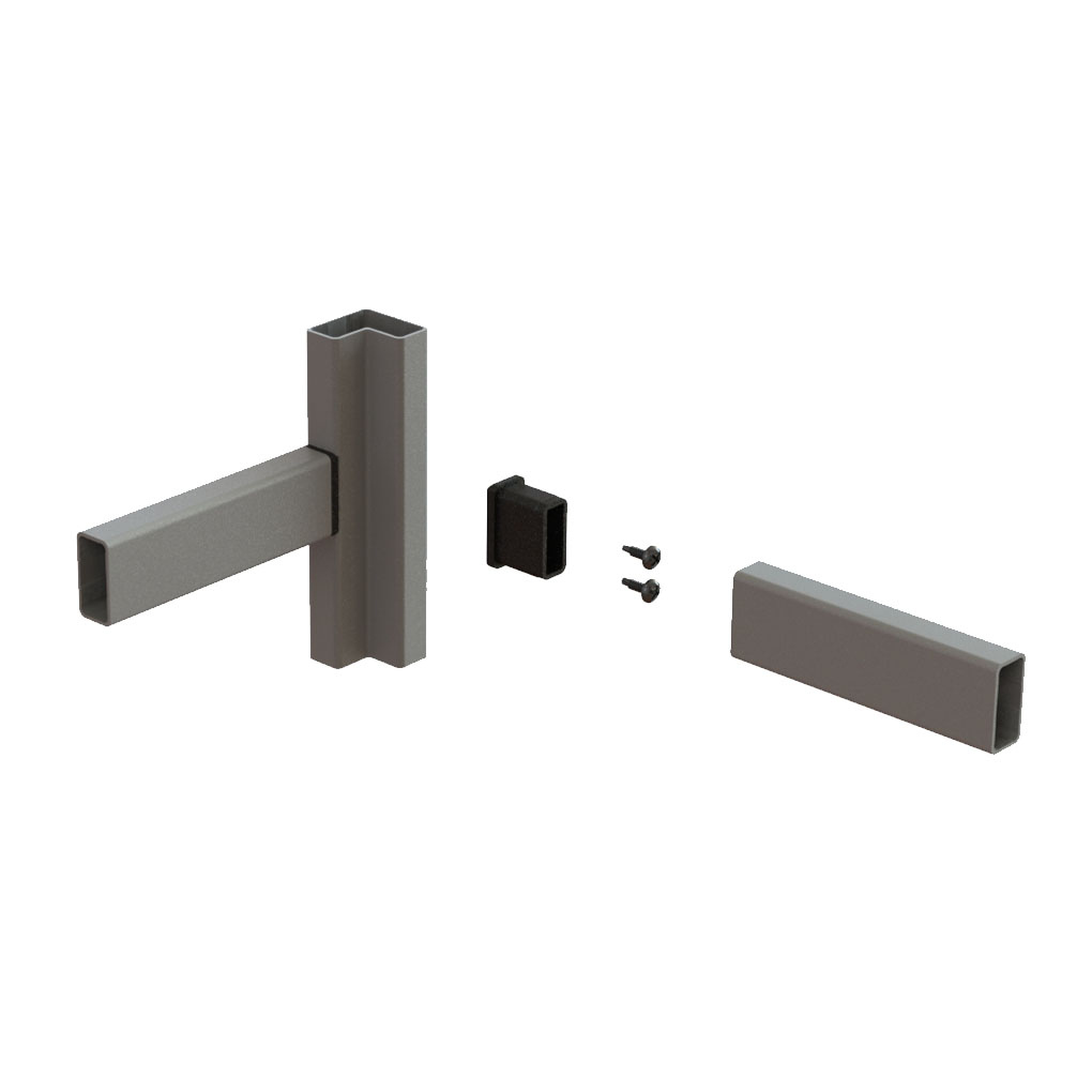 JFT 150 Flush T aluminum tube joint 14