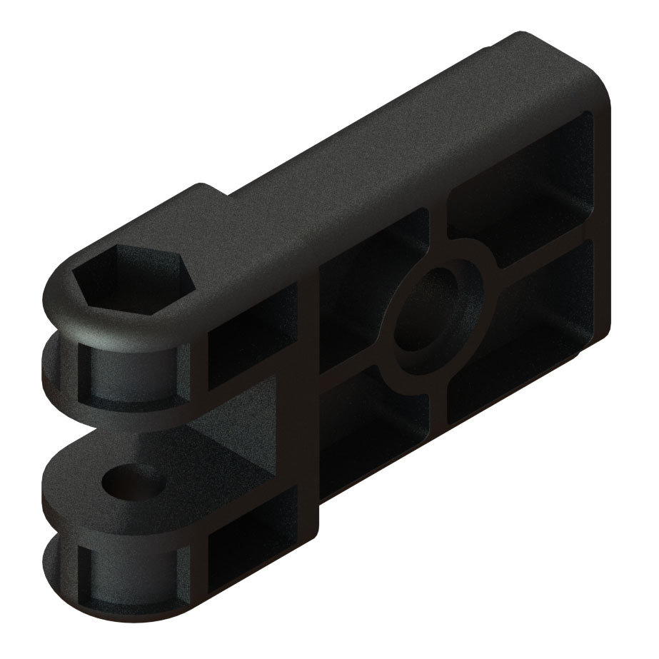 JHA 150 Hinge arm aluminum tube joint 1