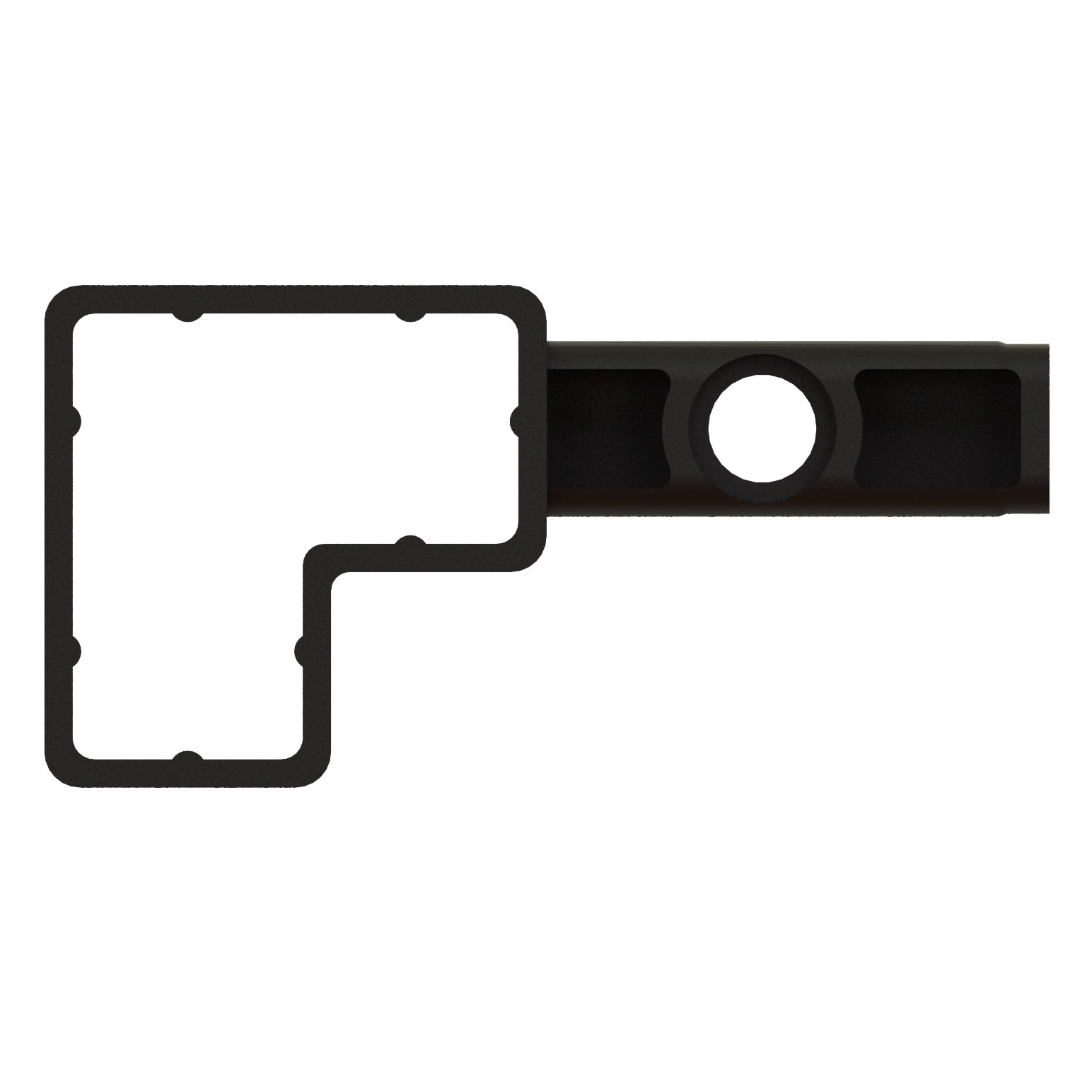 JST 150 Sliding T aluminum tube joint 5