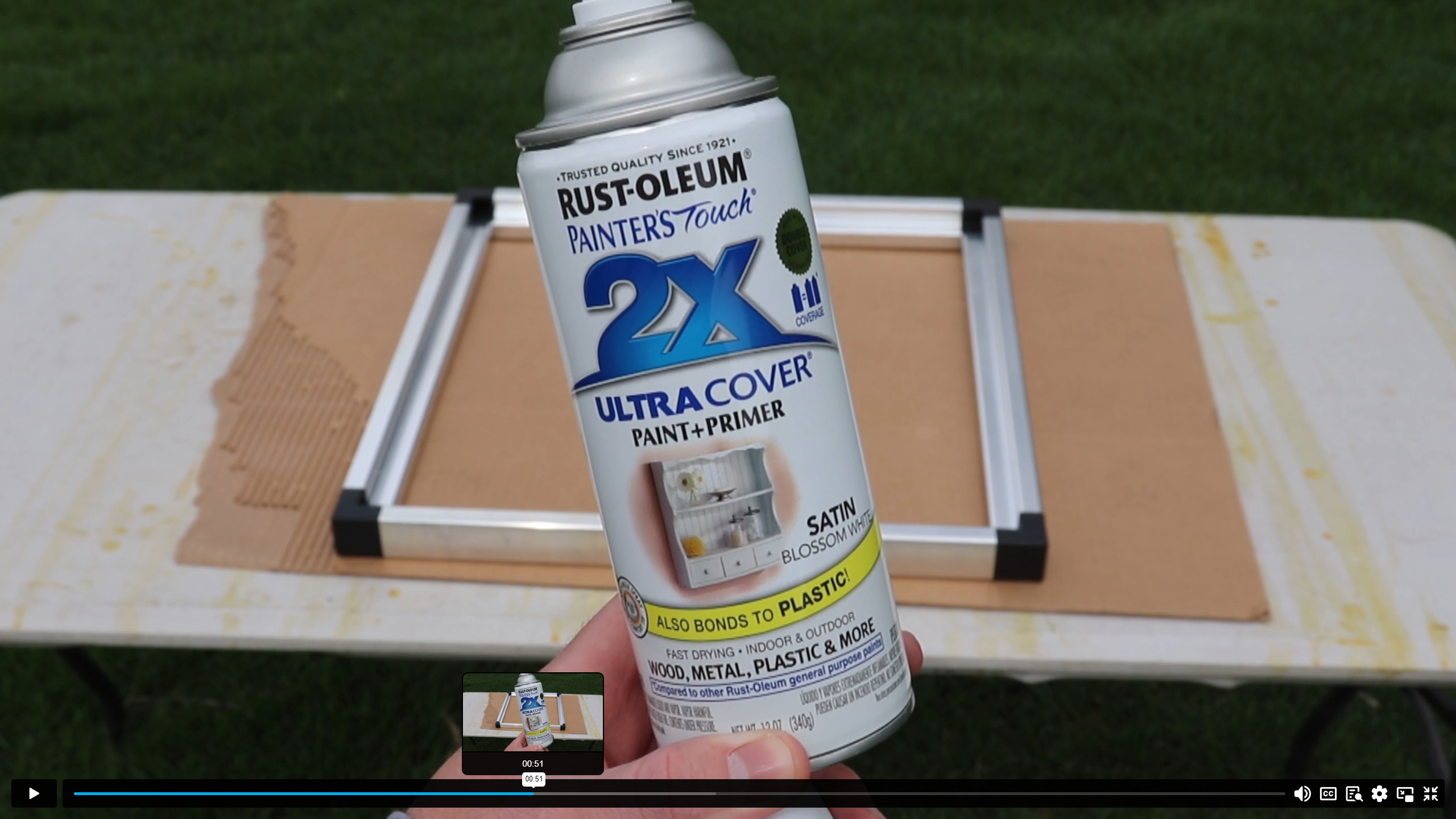 Painting Aluminum Frame 1