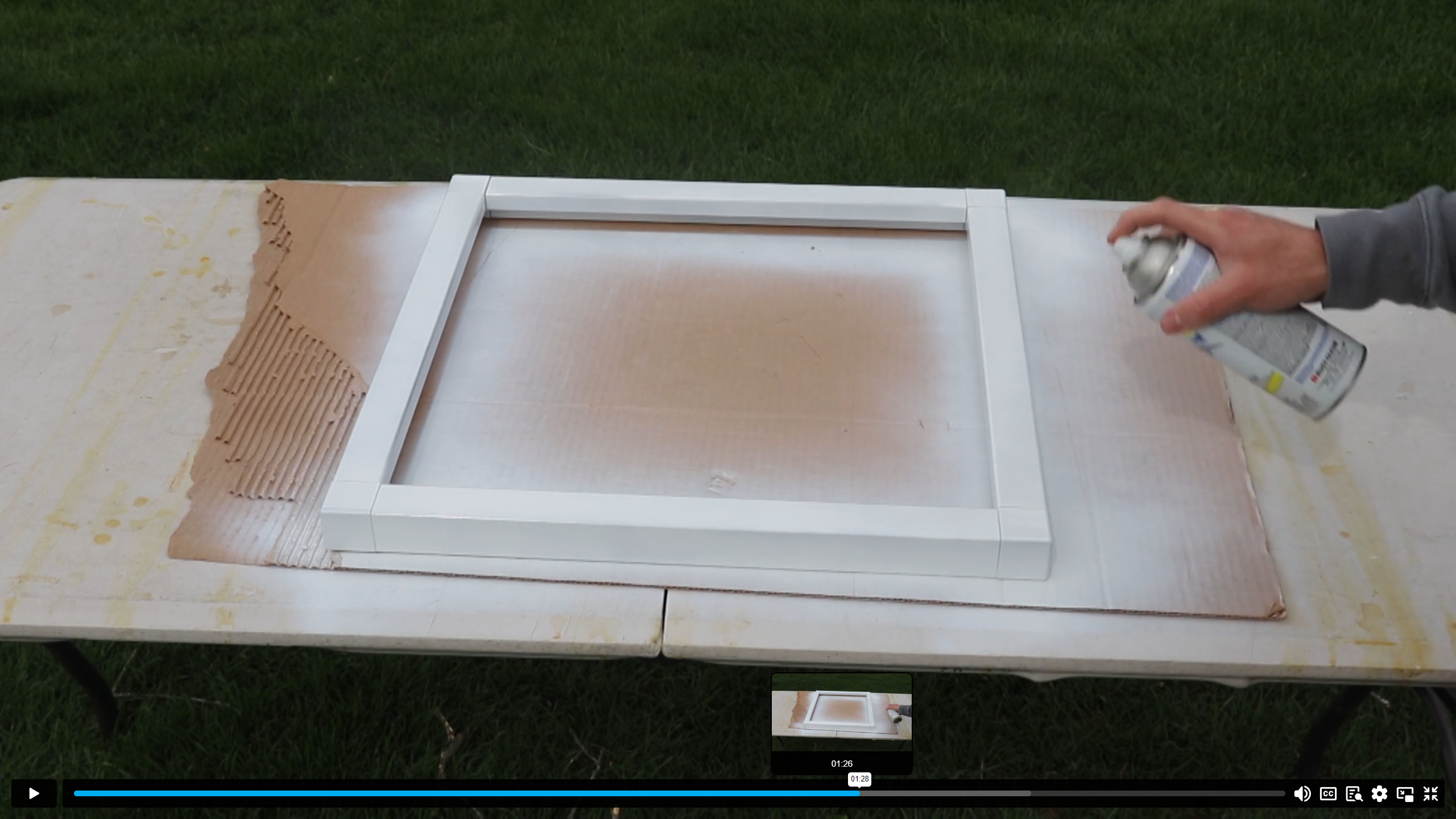 Painting Aluminum Frame 6