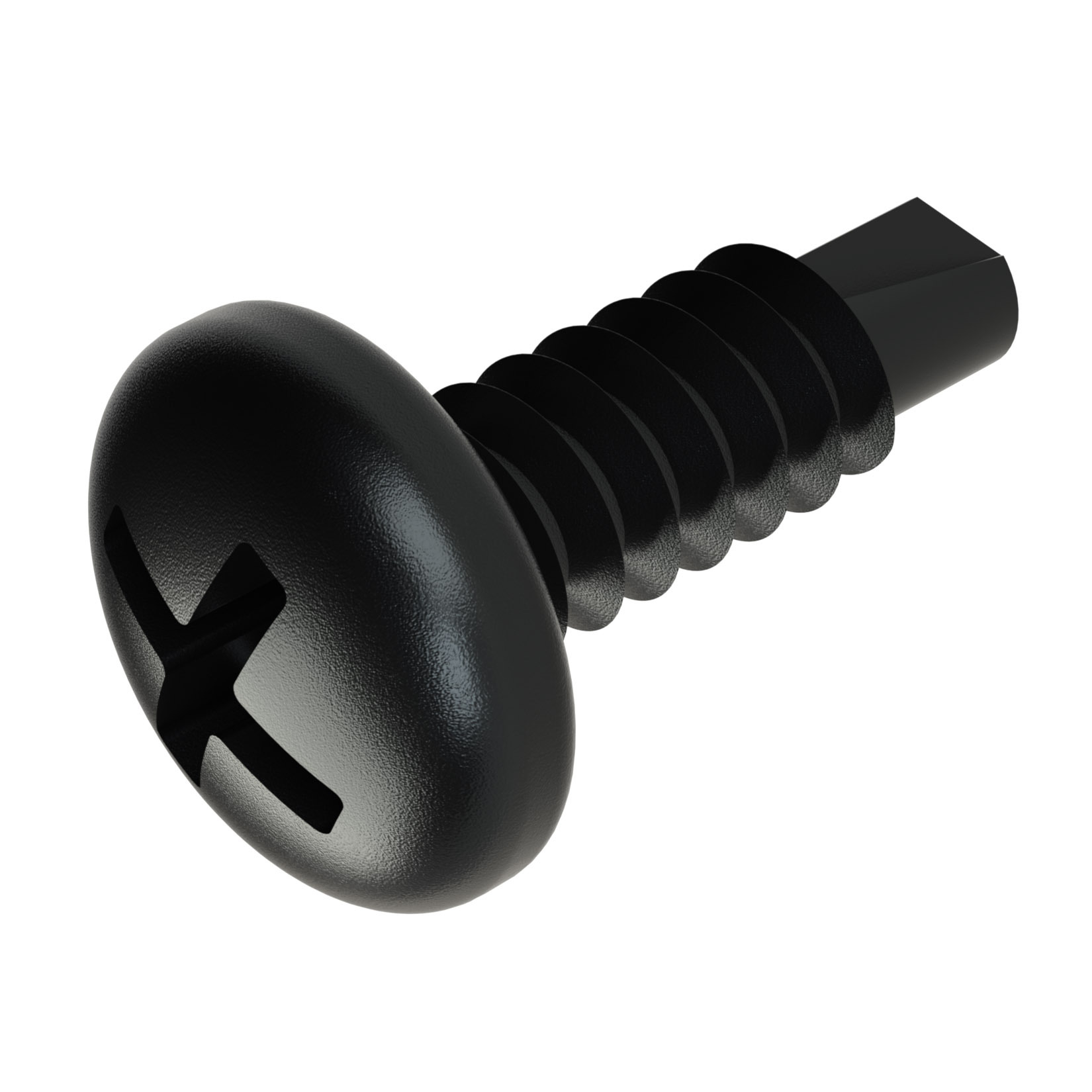 Pan Head Self Drilling Screw Black