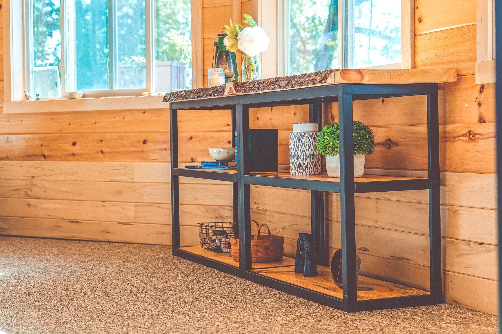 Rustic Shelf - Aluminum frame 1