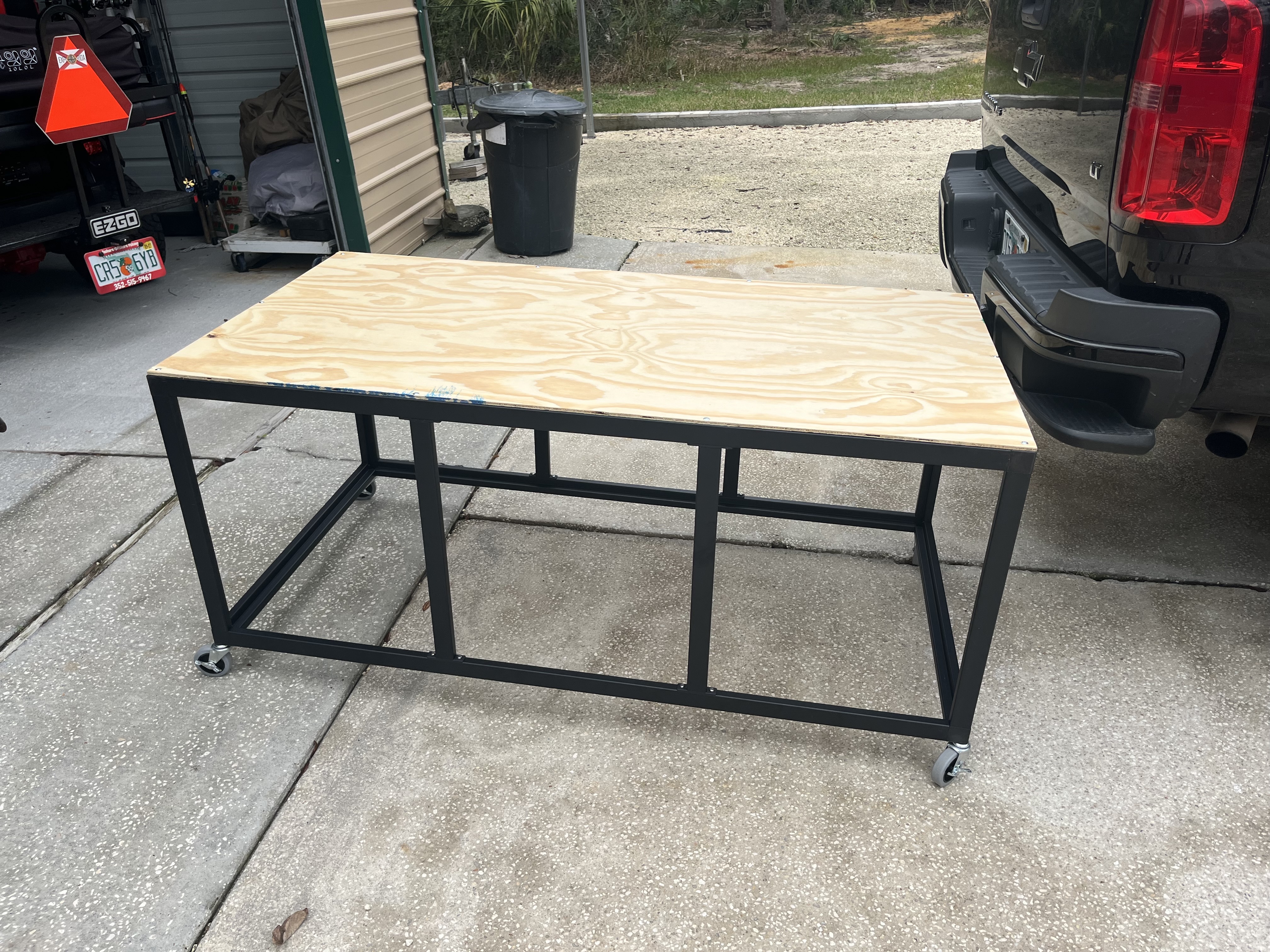 Drum set table frame 1