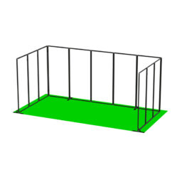 20x10x8 U Shape Tradeshow Booth